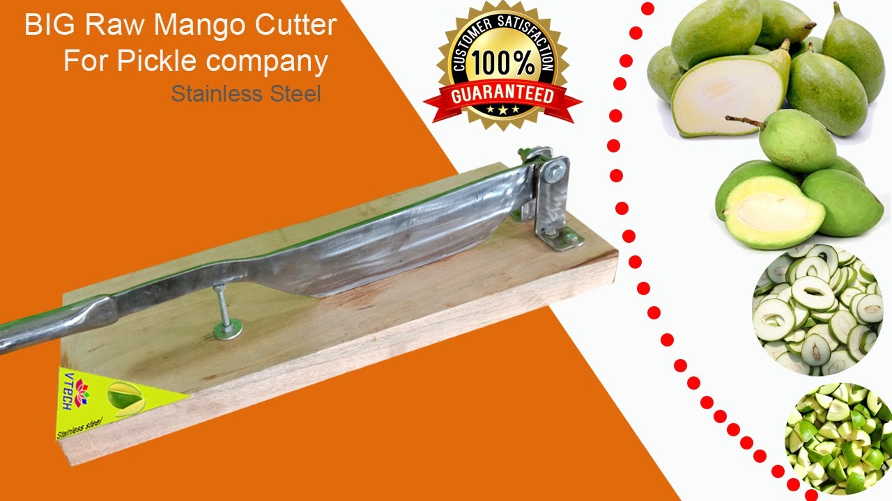 Raw mango cutter for pickle making