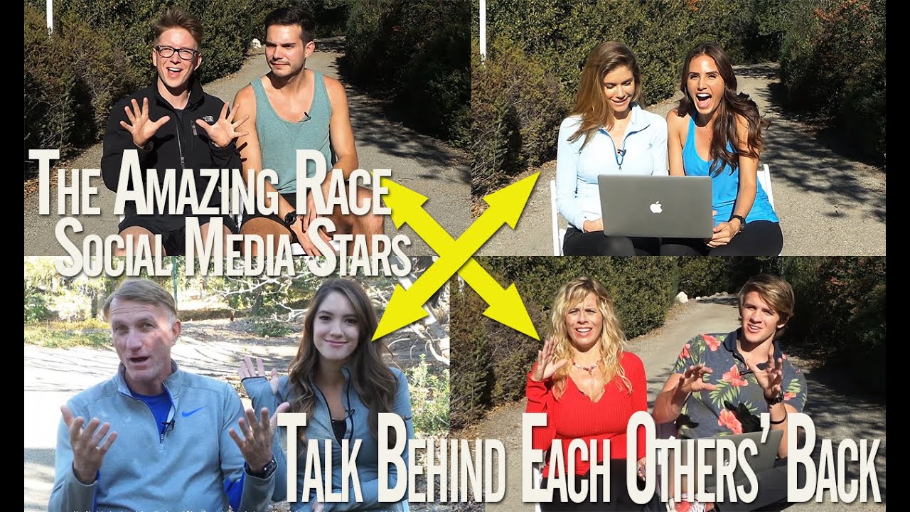 Amazing Race Social Media Stars - Cast's First Reactions to Seeing Each Other