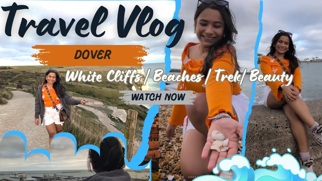 Dover: the edge of England! 🌊🏰 Day trip from London 🇬🇧✨ | White Cliffs | Beach | Casinos | Cruise