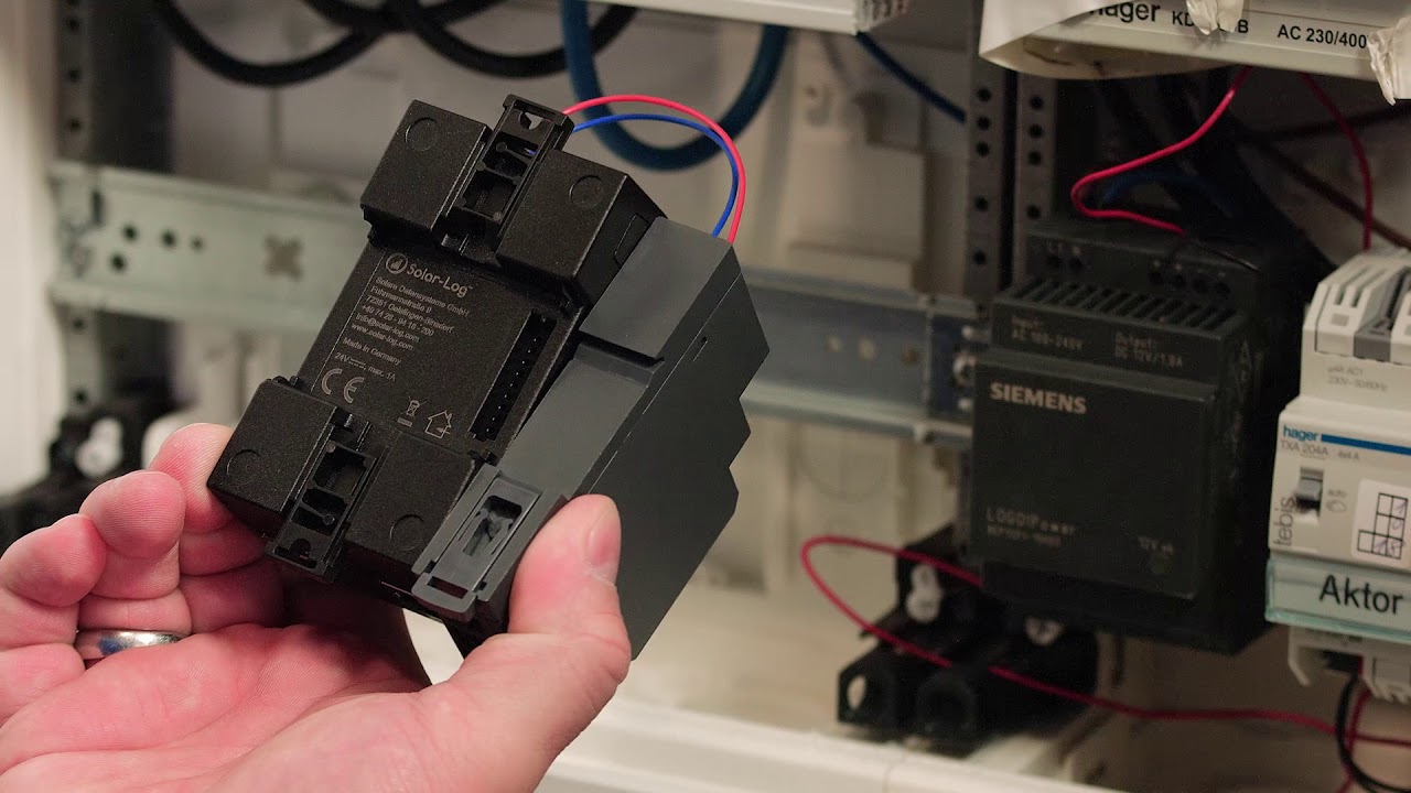 Solar Log 50 - Installation DIN Rail mounting (EN)
