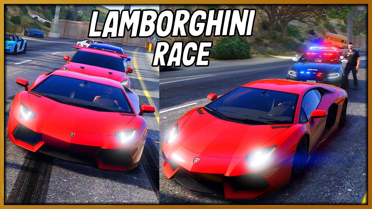 GTA 5 Roleplay - Cops 'SHUT DOWN' Lamborghini High Way Drag Racing | RedlineRP #948