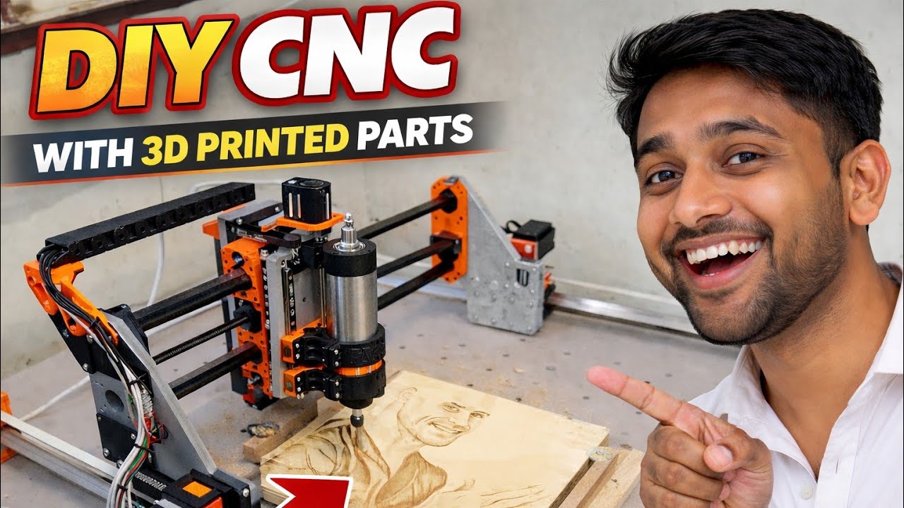 3D Printing-ல CNC Machine 😍 Possible ah?