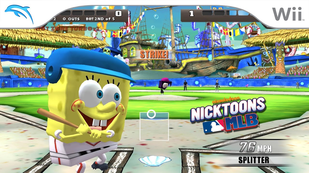 Nicktoons MLB | Эмулятор Dolphin 5.0-13452 [1080p HD] | Nintendo Wii