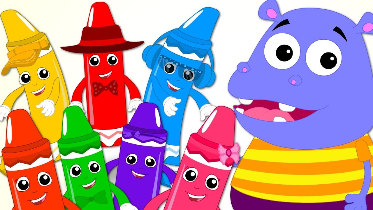 Crayons Colors Song | Learn Colors | Nursery Rhymes Songs For Kids | Baby Song | Children Rhyme