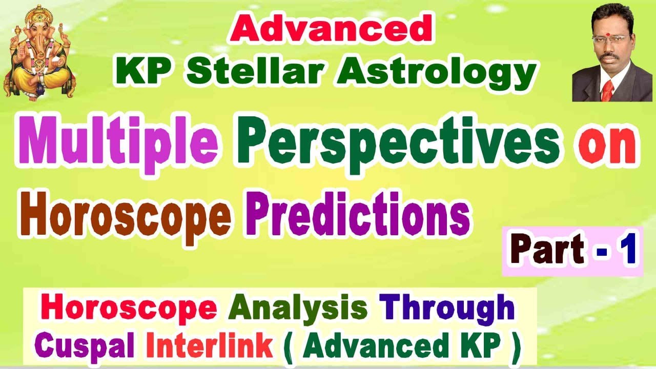 Advanced KP Astrology Online Class , Part -1 Horoscope Analysis in 360 Degree By Cuspal Interlink