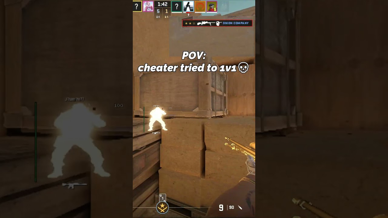 He wanted to 1v1?!😧#memesense #cs2 #legit #cheating #foreverlose #shorts #viralshorts #cs #viral