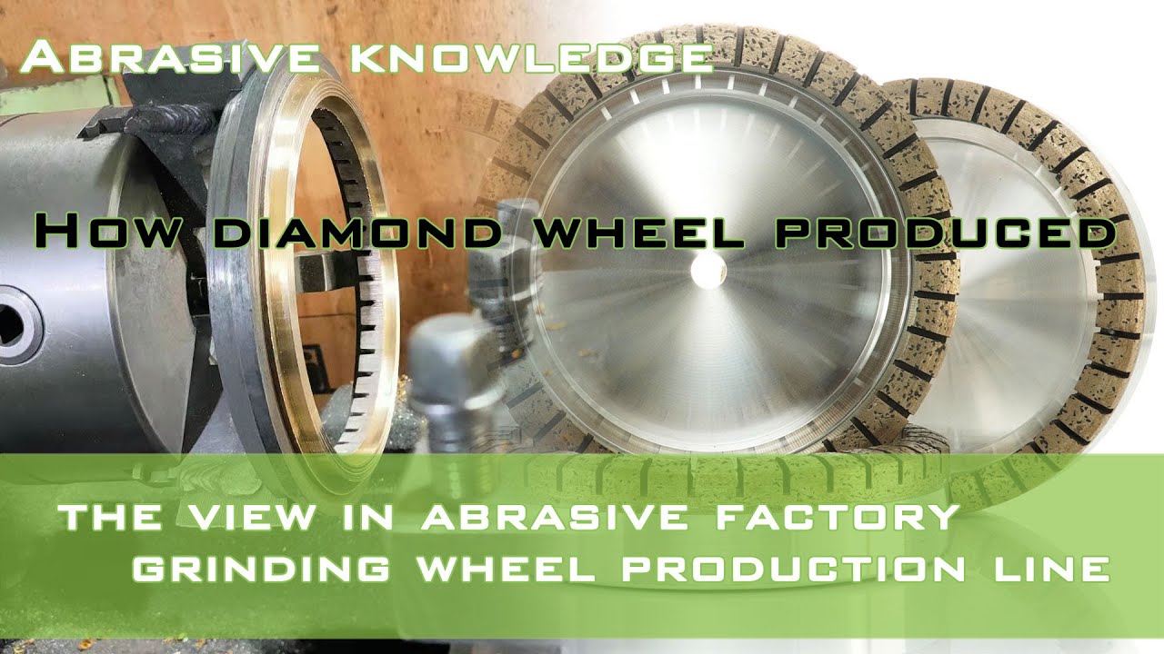 How diamond grinding wheel were produced,the way to make abrasive section match with the body.