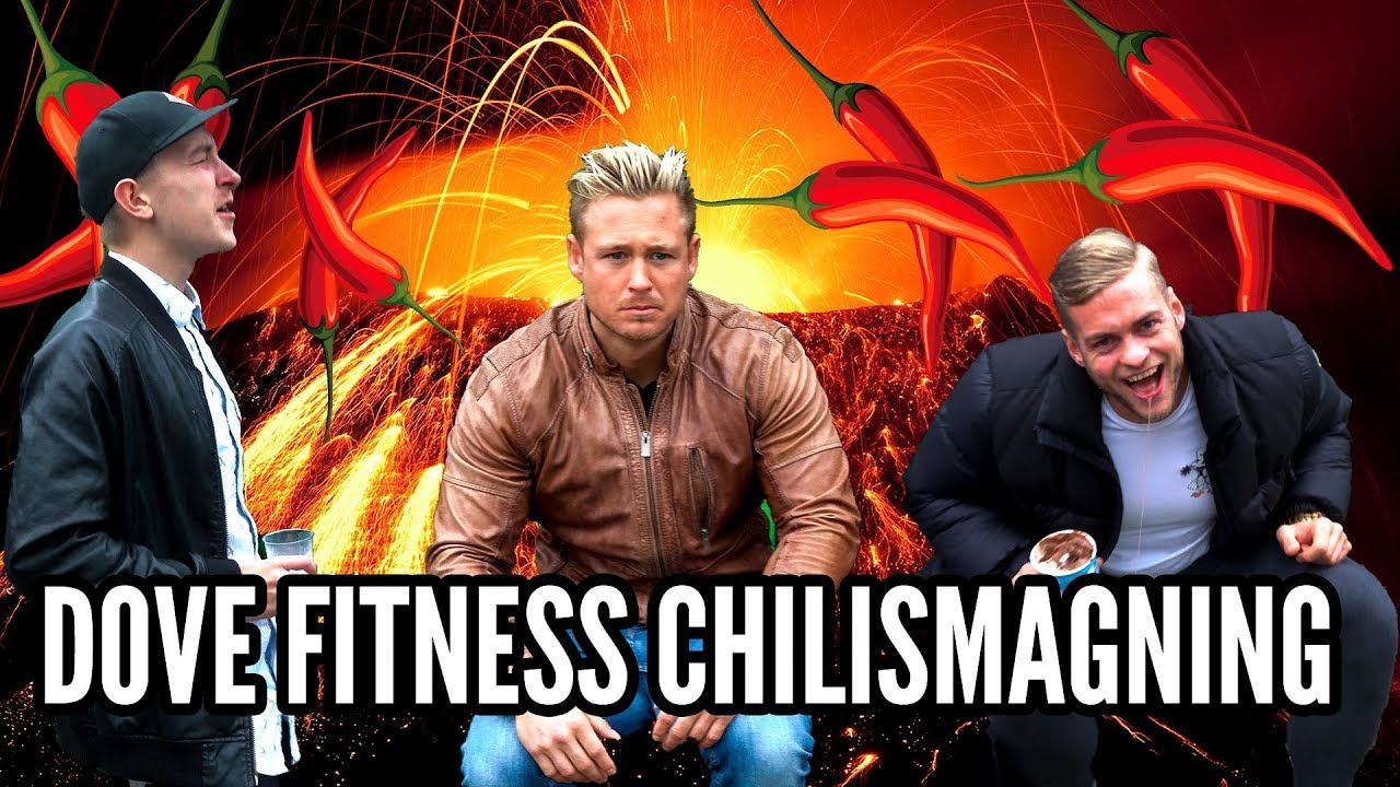 EATING HOT CHILI CHALLENGE | Stærkt chilismagning | Dove Fitness