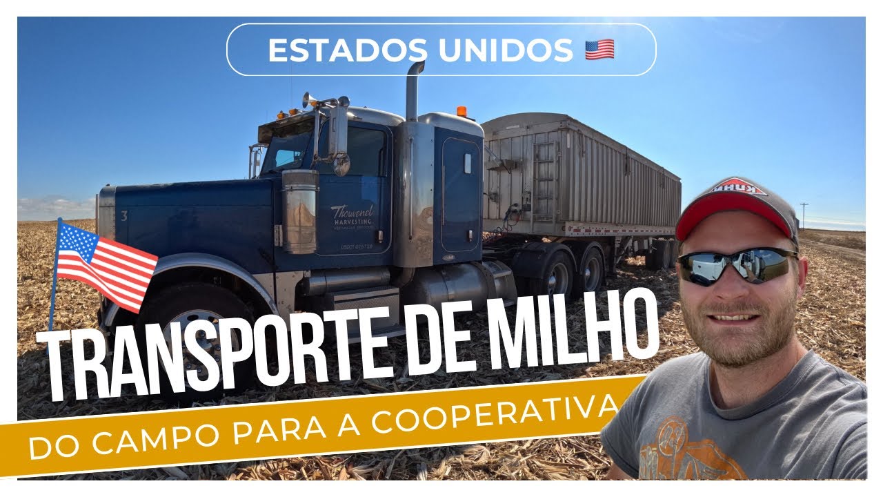 Trabalhando nos Estados Unidos 🇺🇸 | Transporte de Milho em Nebraska