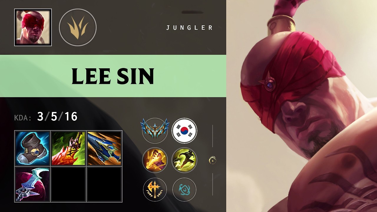 Lee Sin Jungle vs Naafiri - KR Challenger Patch 26.17