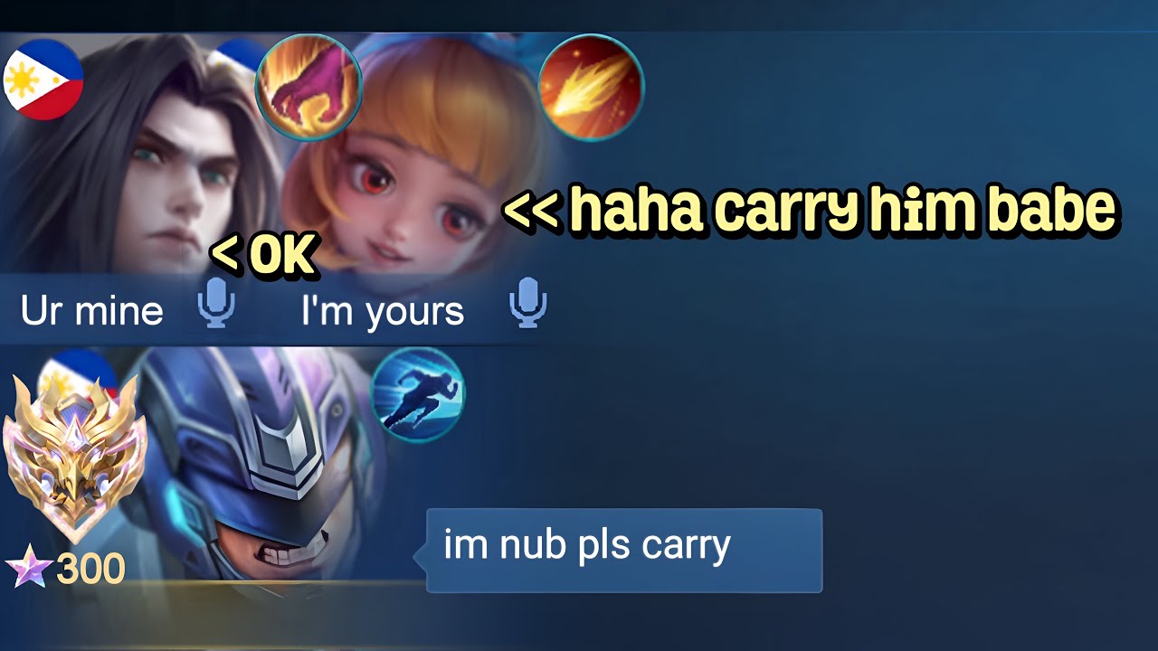 I MET THIS TOXIC COUPLE IN RANK!! - 🗣️On Mic (i pretend nub🤣)