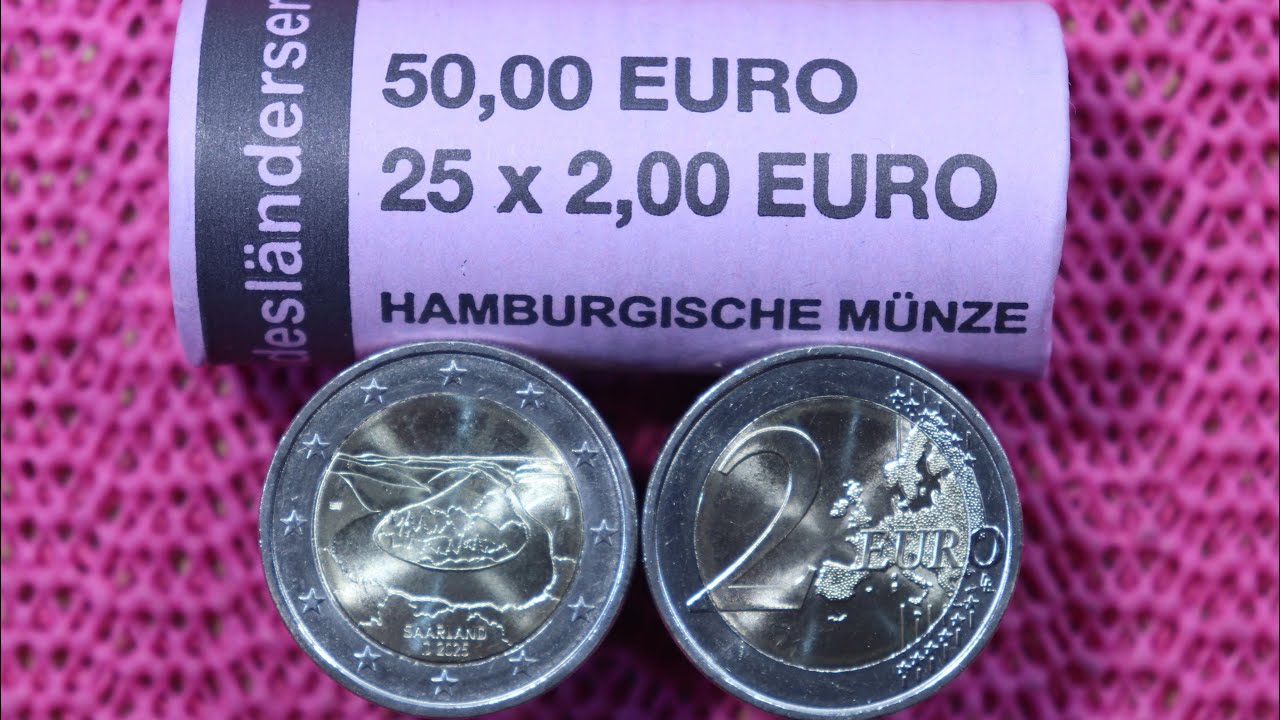 Saarschleife 2 Euro Coin Roll Hunting 111nld