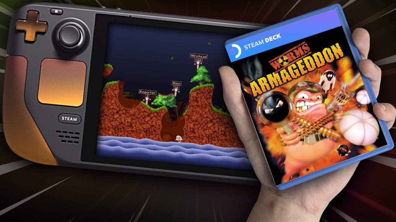 STEAM DECK ft. Worms Armageddon