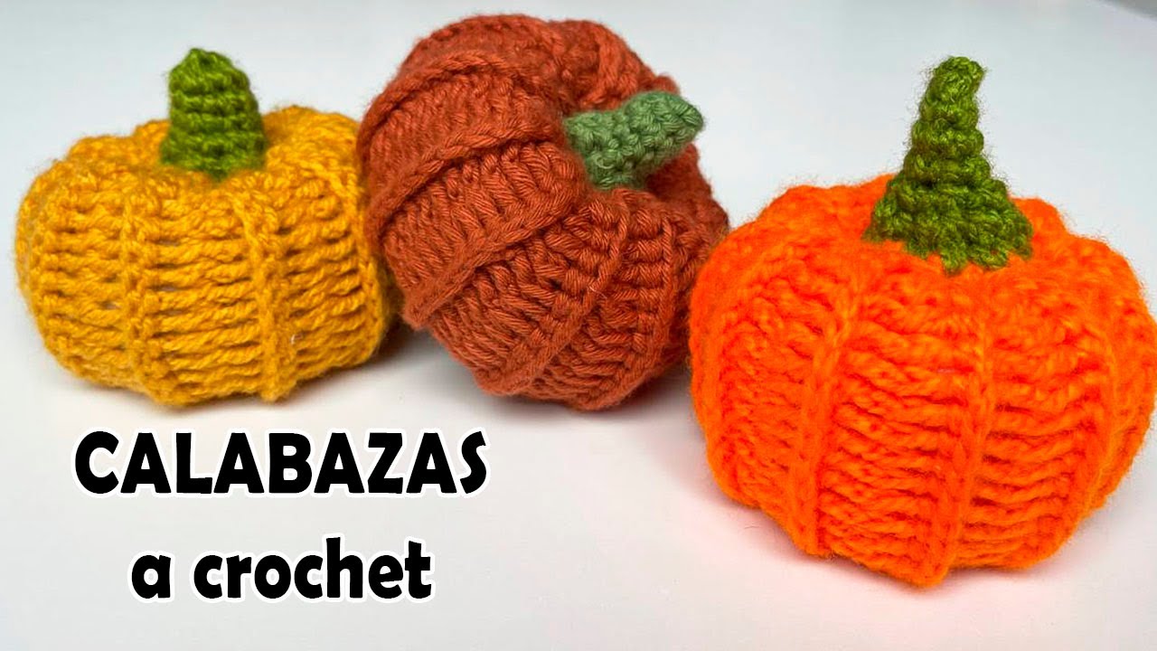 🌈Demasiado Hermosa!! CALABAZA tejida a Crochet | calabaza en amigurumi | tutorial principiantes!
