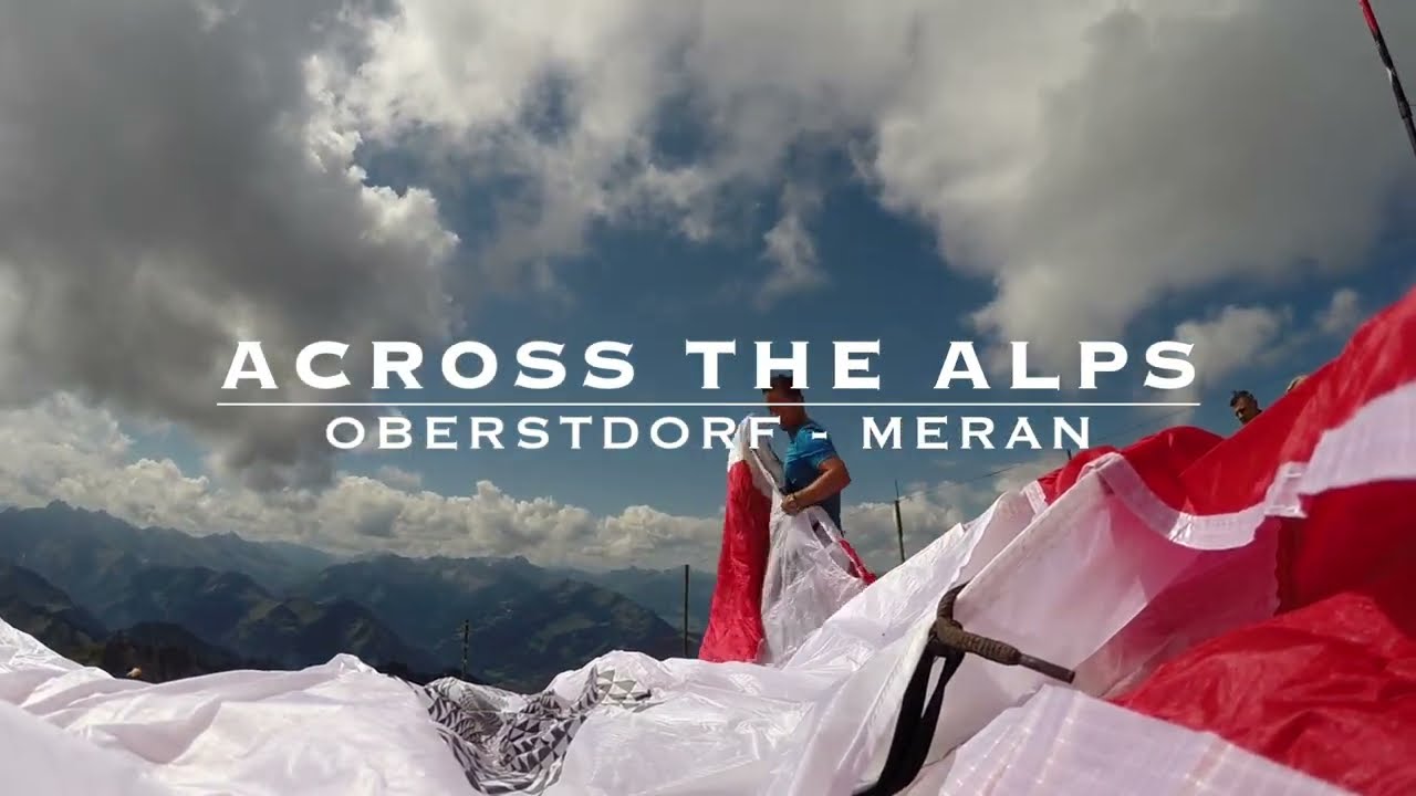 Mit dem Gleitschirm über die Alpen: Across the alps