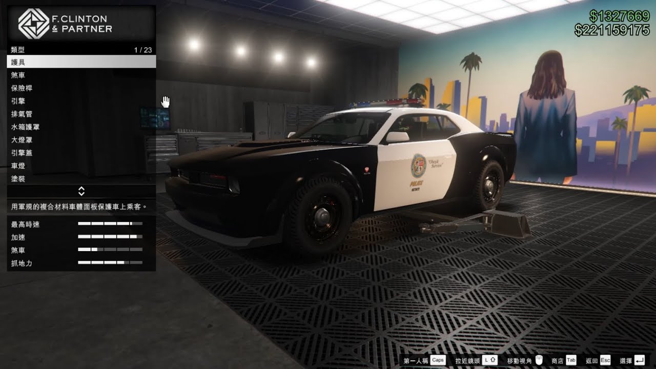 GTA Online : 捕得樂懸賞 , 買警車( 鐵腕截擊者 ) 做勤務工作!!