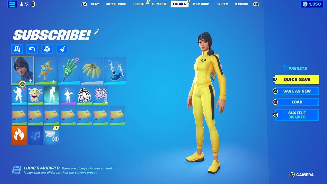 SALTY STRIKER + *New NANNER BUDDY BACKBLING Gameplay in FORTNITE