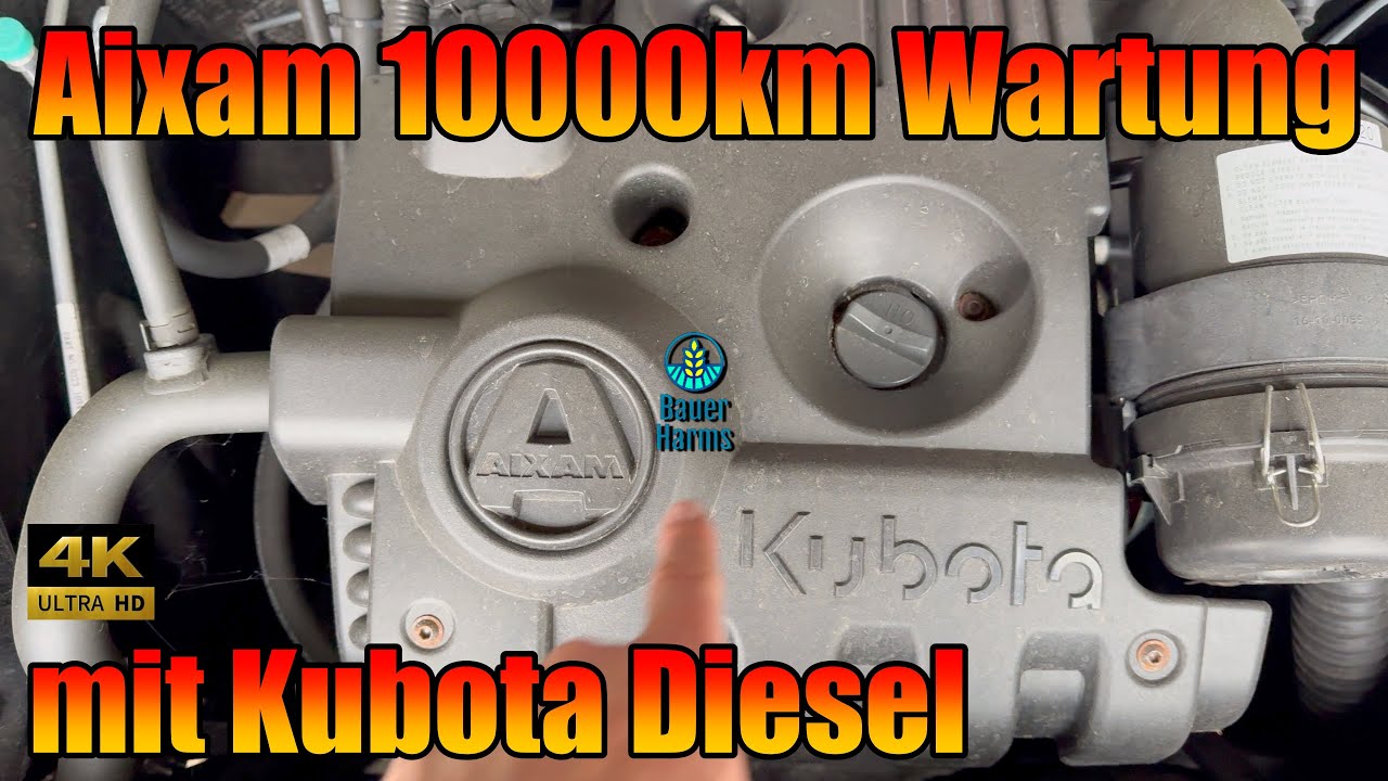 Aixam von 2024 10000km Wartung Motoröl Getriebeöl Antriebsriemen allgemeine Kontrollen
