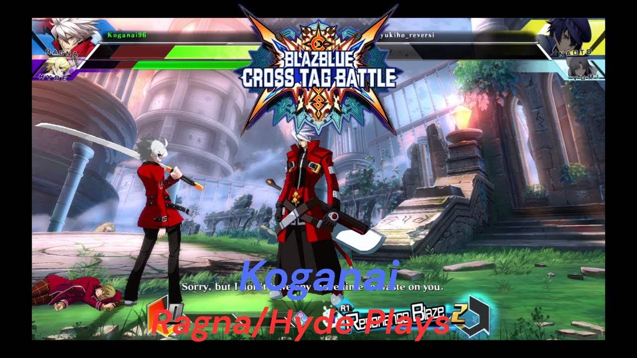 BBTAG- Koganai (Ragna/Hyde) vs yukiho_reversi(Naoto Shirogane/Yumi)