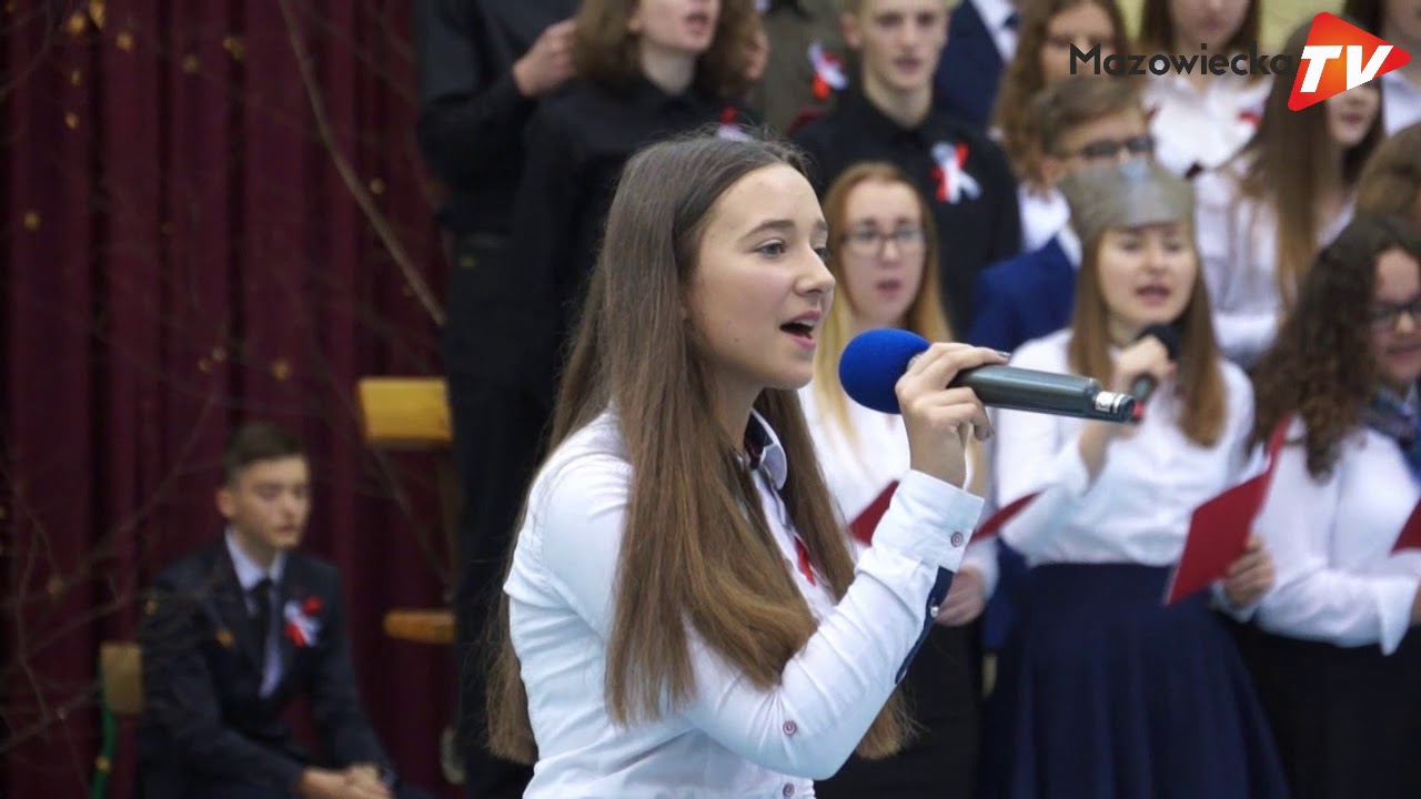 Widowisko pt. „Ojczyzna moja wolna, wolna...” - 100 lat Niepodległości - ZSO Mogielnica