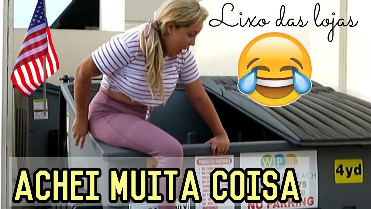 Dumpster Diving! Usa MUITA COISA NO LIXO DAS LOJAS 🇺🇲 Parte 1