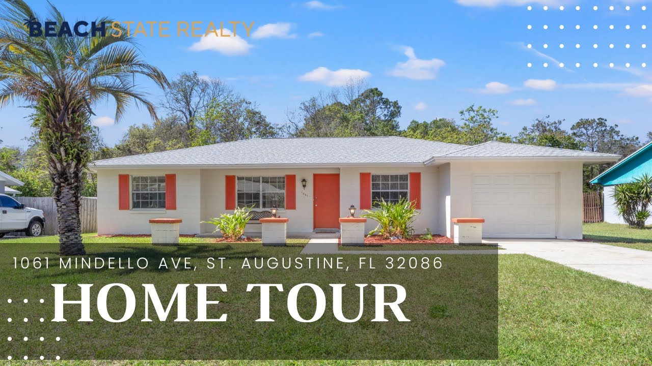 1061 Mindello Ave Home Tour- St. Augustine Shores