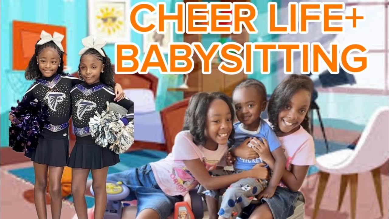 WEEKEND IN OUR LIFE VLOG! CHEER GAME & BABYSITTING OUR BABY COUSIN FOR 24 HOURS!