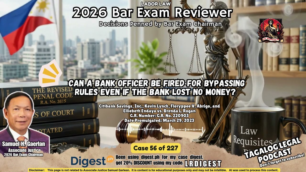 Case 56 of 227: Can a Bank Officer Be Fired for Bypassing Rules Even if the Bank Lost No Money?
