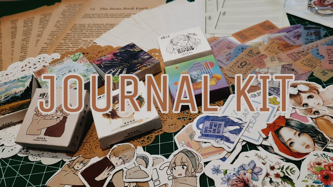 SHOPEE HAUL : JOURNAL KIT | PUSATNYA STICKER MURAH UNTUK JOURNALING