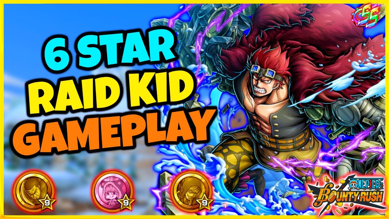 [ LVL100 ] 6★ RAID ON ONIGASHIMA KID GAMEPLAY IN SS LEAGUE ONE PIECE BOUNTY RUSH #opbr #bountyrush