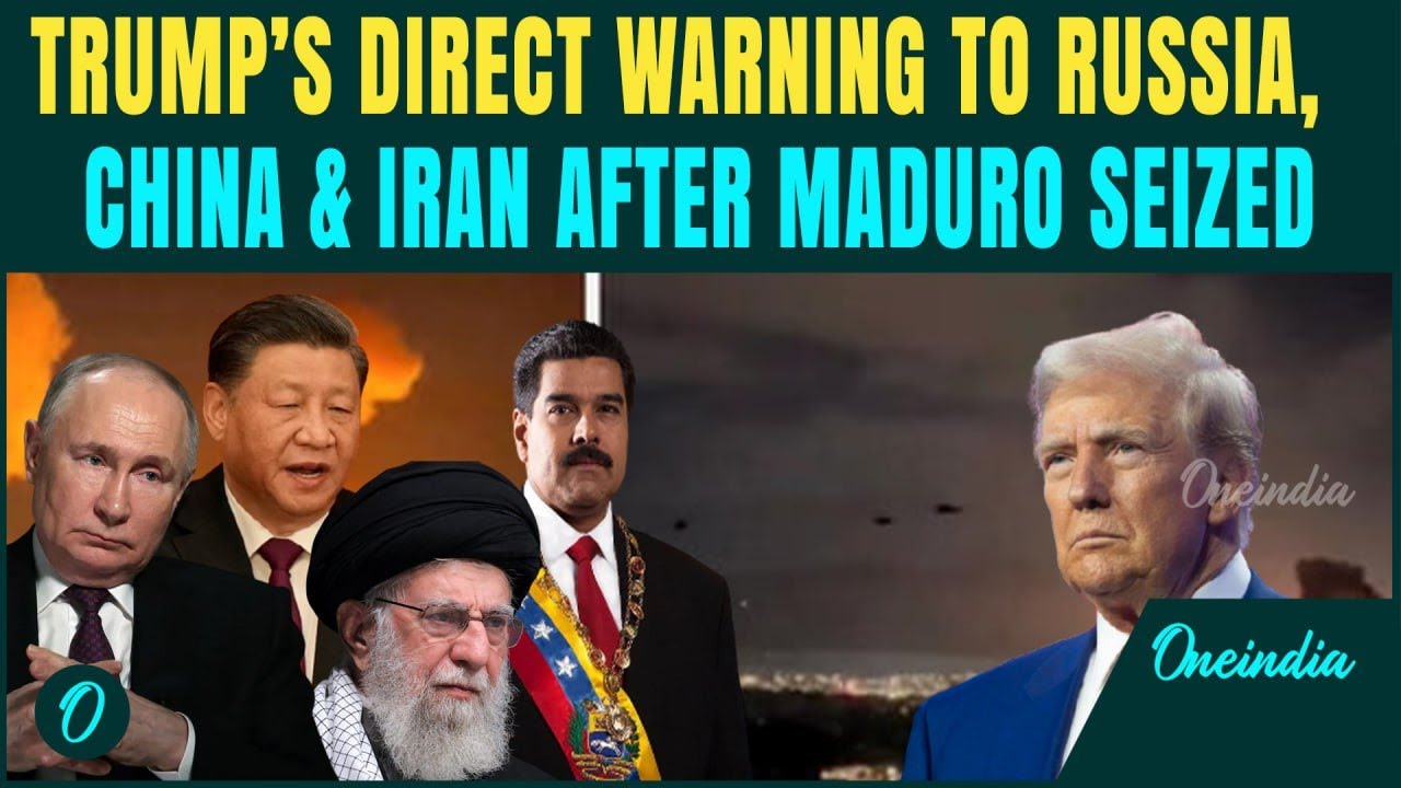 Trump&rsquo;s DIRECT THREAT To Xi, Putin, Khamenei After Maduro CAPTURED! Mocks Their Support to Venezuela