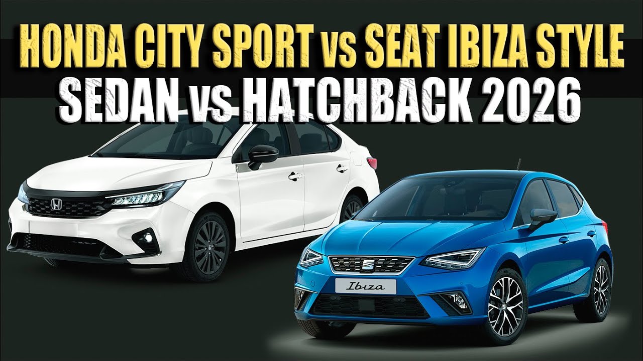 SEAT IBIZA STYLE 2026 VS HONDA CITY SPORT 2026 🔴 QUE BAJA DE PRECIO