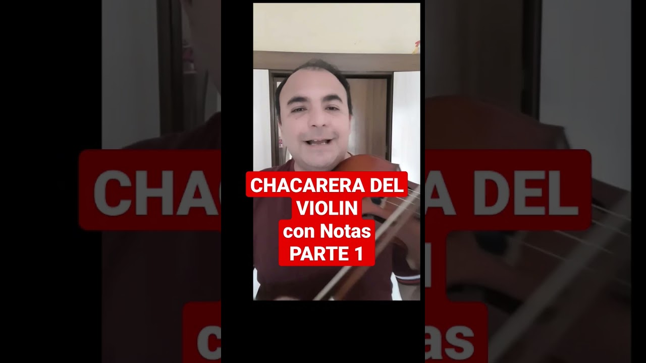 Chacarera del Viol&iacute;n con NOTAS. PARTE 1. Tutorial de Viol&iacute;n #shorts #violin #tutorial #folklore
