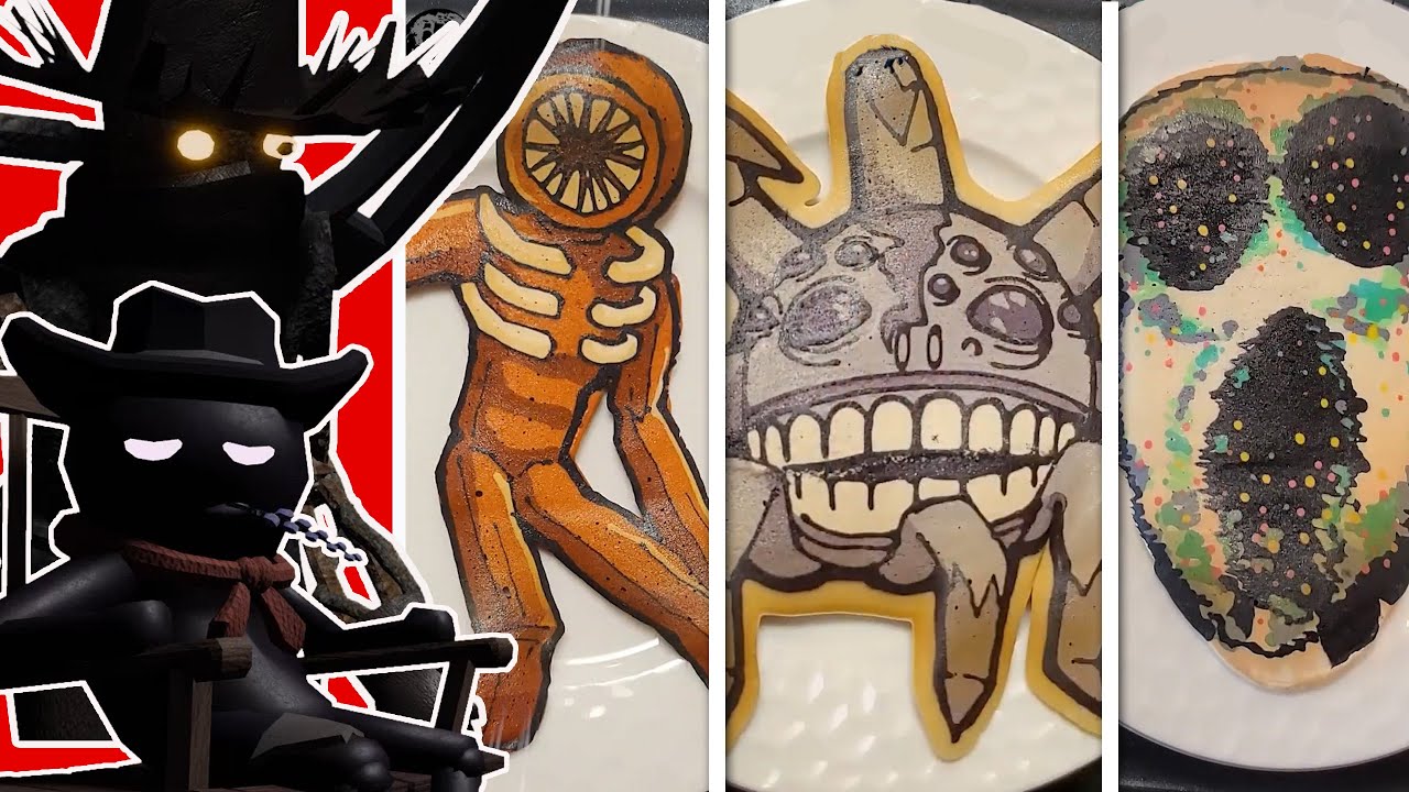 *NEW* DOORS MONSTERS Transform into PanCake Art