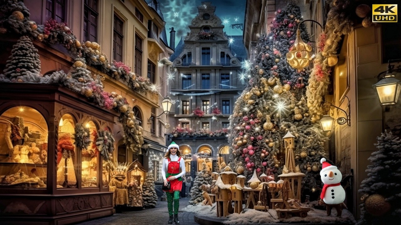 САМАЯ КРАСИВАЯ РОЖДЕСТВЕНСКАЯ ДЕРЕВНЯ ВО ВСЕМ МИРЕ 🎄 РИКЕВИР 🎅 НАСТОЯЩЕЕ ВОЛШЕБСТВО РОЖДЕСТВА