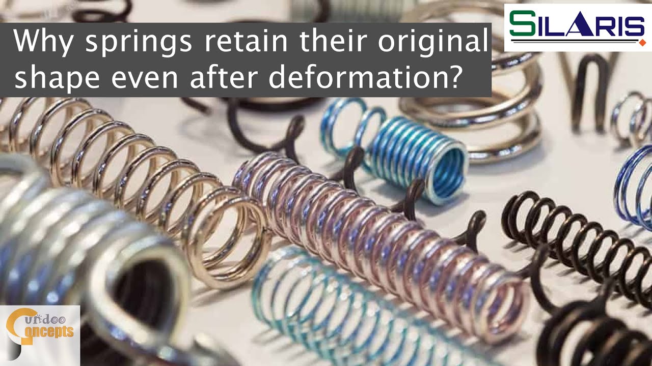 Spring Deformation | How springs retain their original shape | Resilience of material |