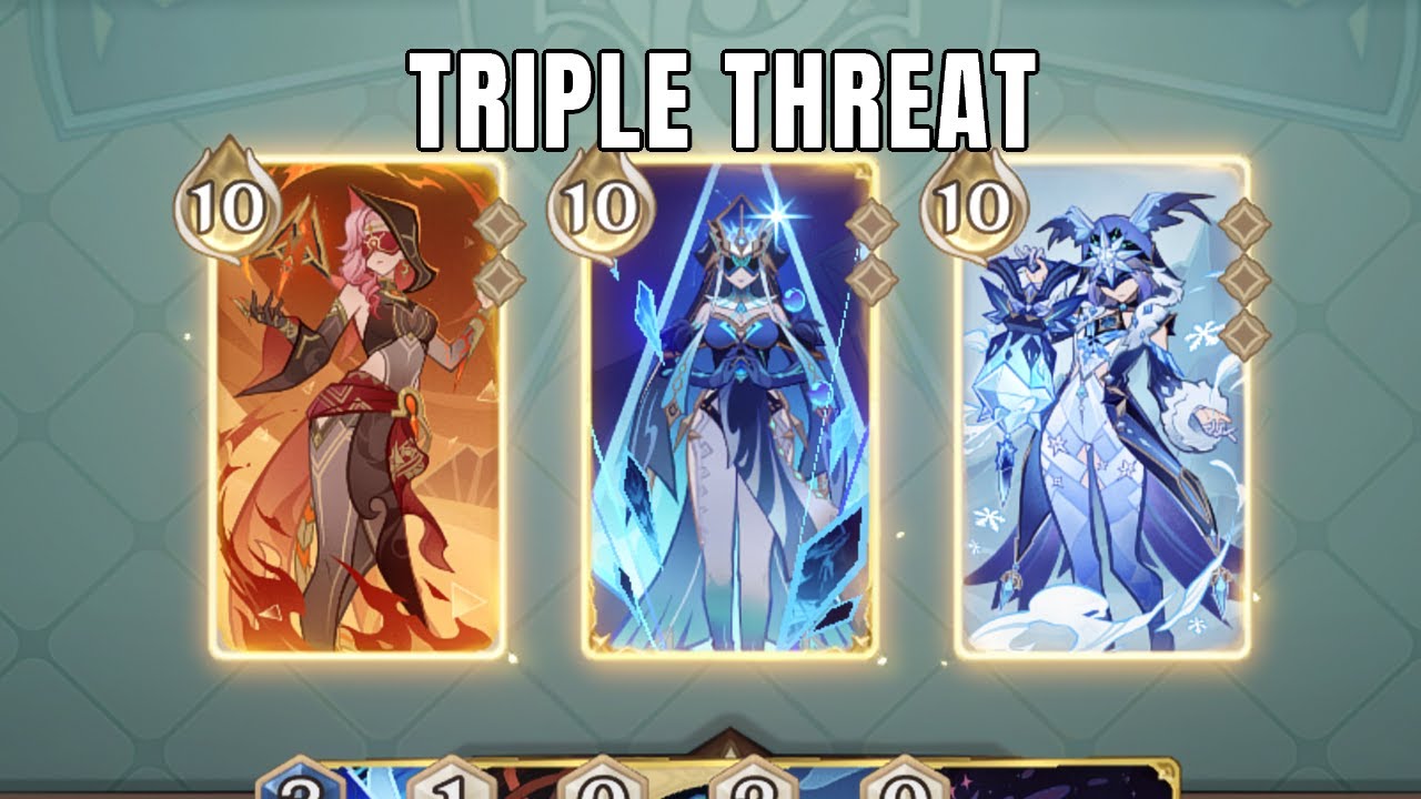 Triple Mages, Triple Threat! | Genshin TCG