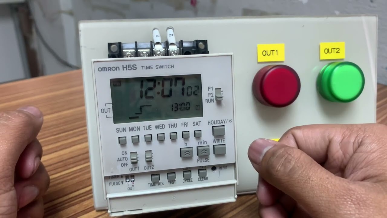 การใช้งาน Timer OMRON H5S