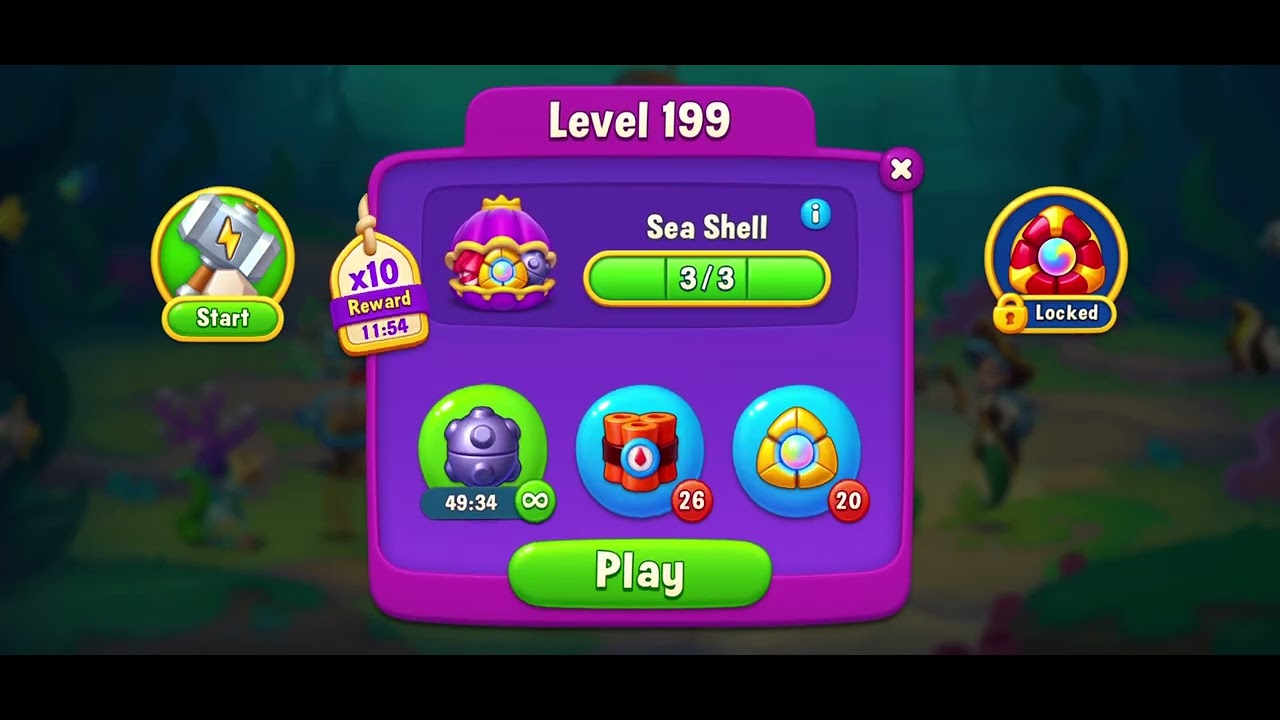 Fishdom Level 196 - 200 + Mini Games 