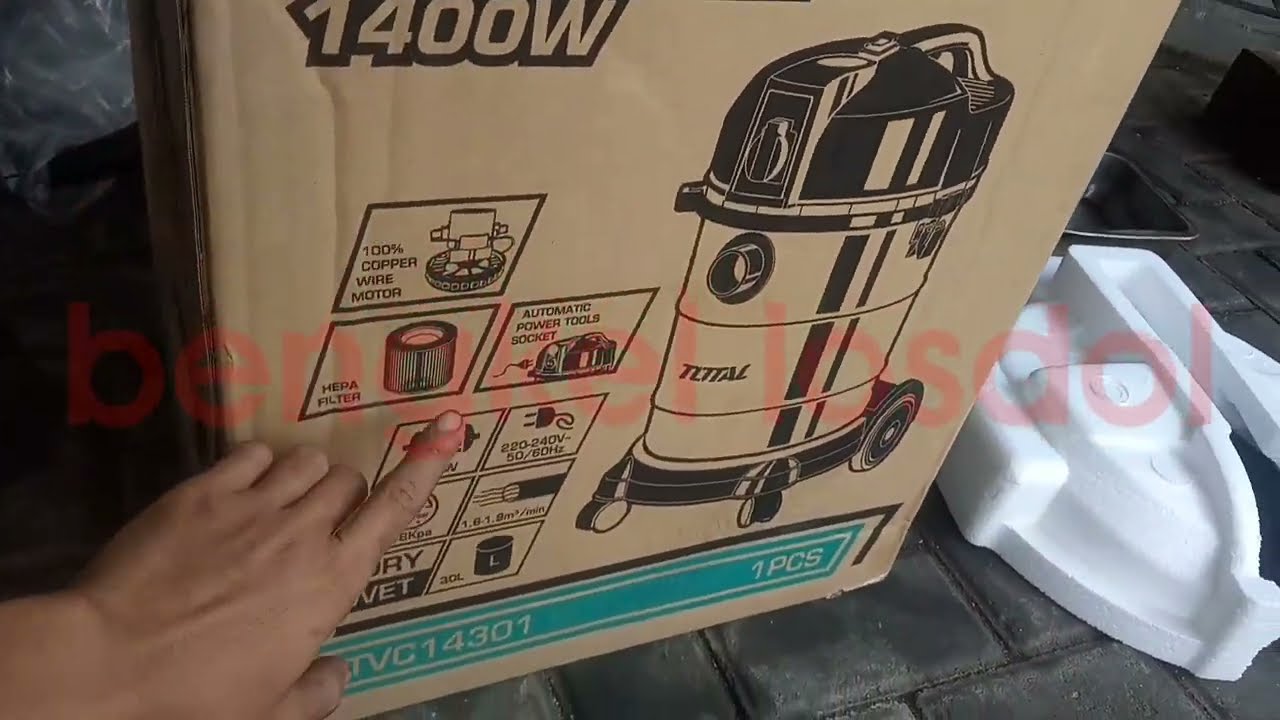 Review Total Vacum Cleaner 1400W