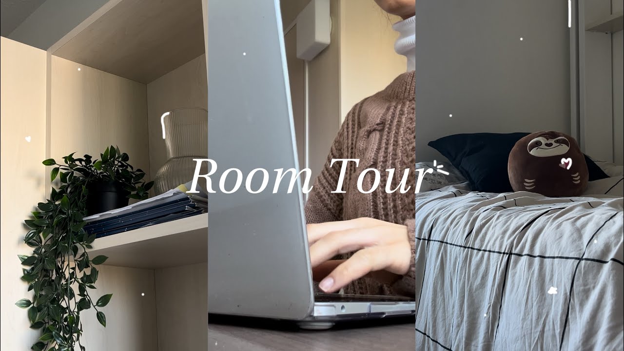 A (realistic) room tour 🤍| living in a students residence in France