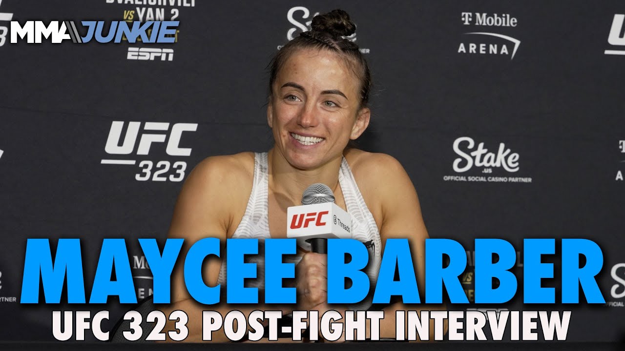 Maycee Barber emotional after return win, hopes to resume title trajectory | UFC 323
