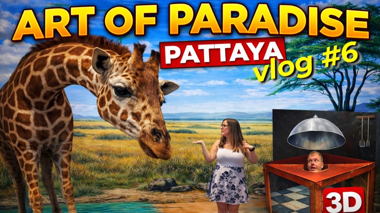 Obrazy nám ožívají před očima! 👀 | Art of Paradise v Pattayi | Thajsko 2026