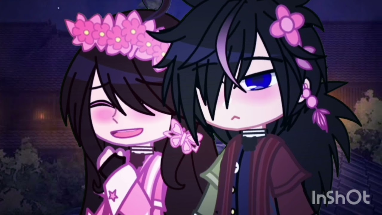Tus Ojos Son como Zafiros deslumbrantes✨️ [Tomimari🌸🌊] Gacha Club Kny, OC x CANON