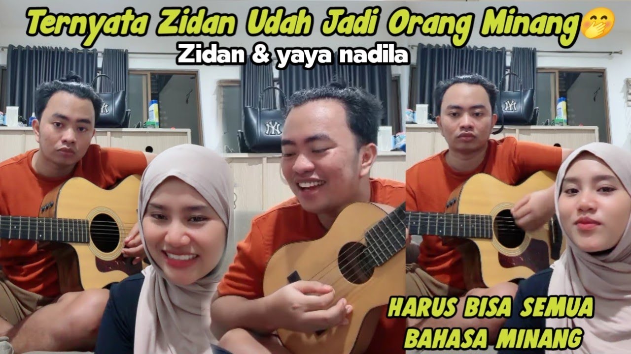 TERNYATA,!! ZIDAN UDAH JADI ORANG MINANG🤭HARUS BISA SEMUA BAHASA MINANG DI AJARIN CALON ISTRI 
