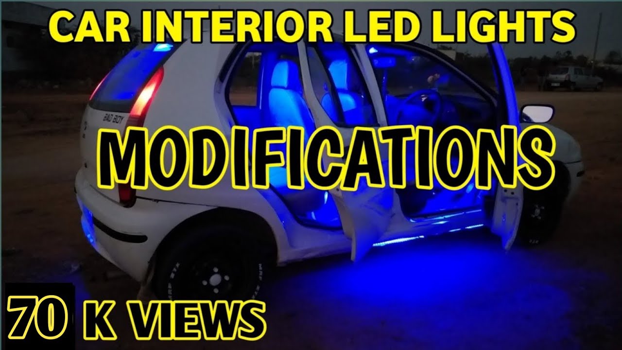 Interior LED Lights Modification Car roof Lights Installation/Cabin Light DIY CAR MODES/RK CREATIONS