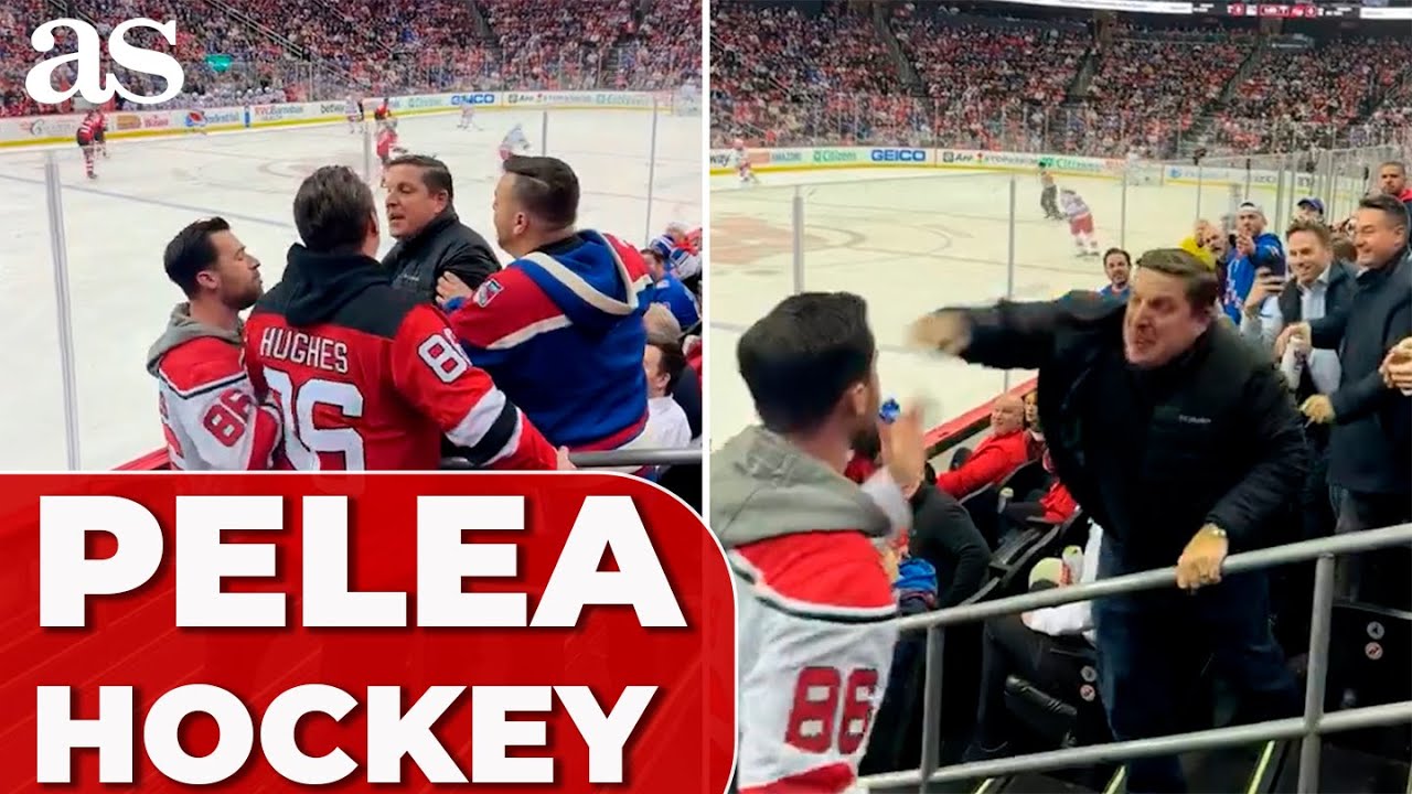 BRUTAL PELEA entre AFICIONADOS en la NHL