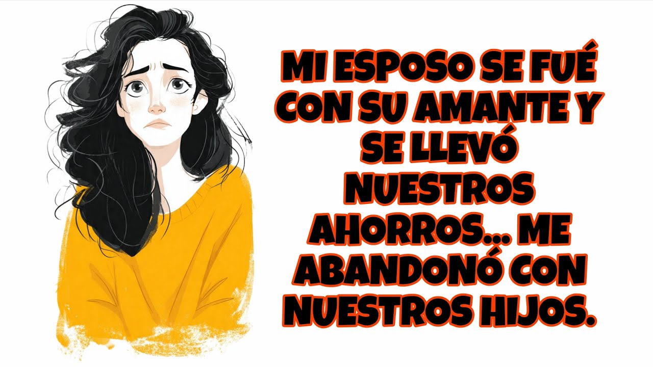 Mi esposo se fué con su amante y se llevó nuestros ahorros... Me abandonó con nuestros hijos.