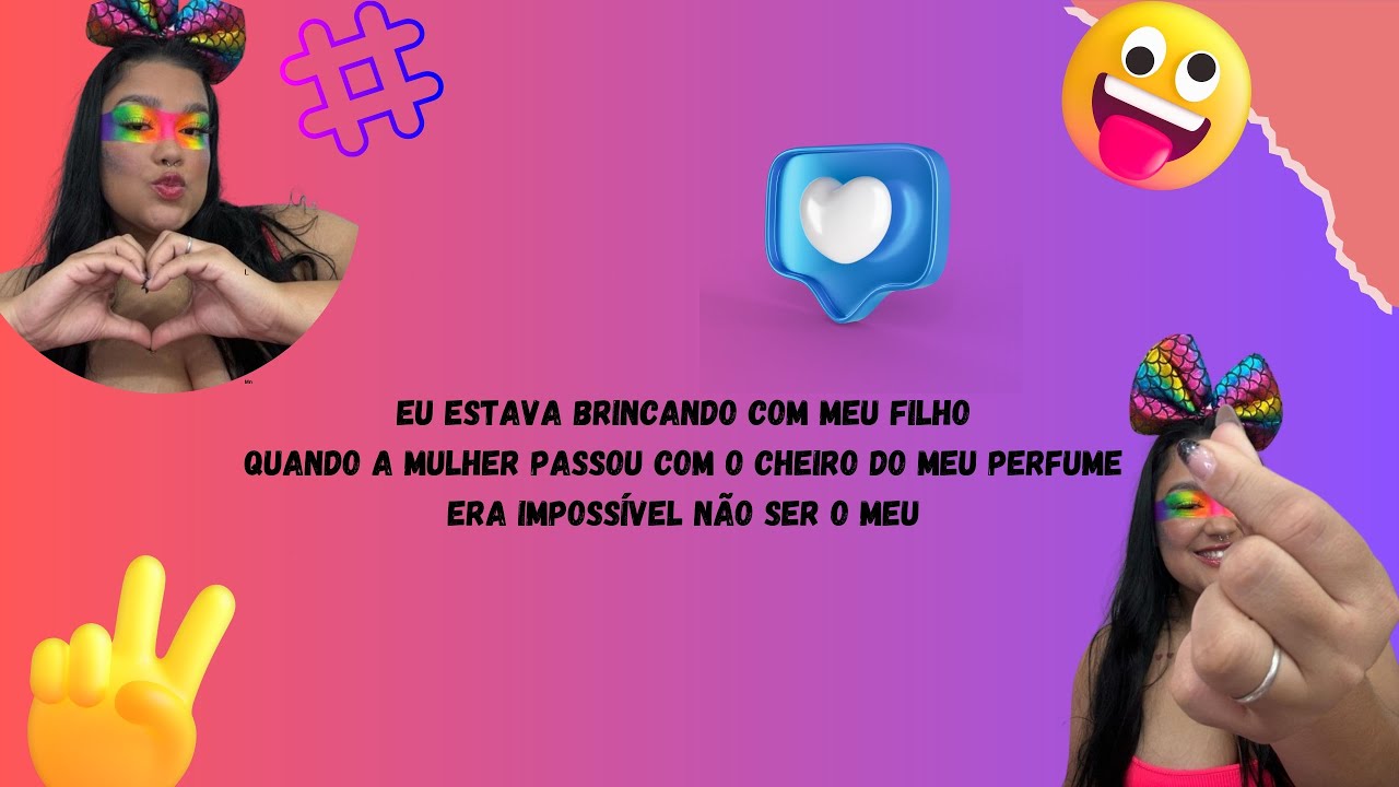 Eu estava brincando com meu filhoQuando a mulher passou com o cheiro Do meu perfume #fofocadodia 