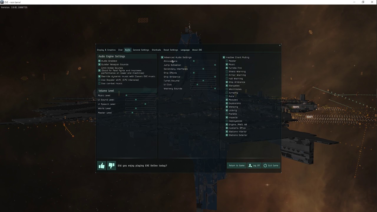 Eve online - upwell control + log off (3 of 4)